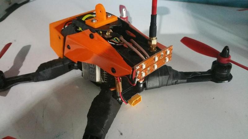 Support LED drone robocat