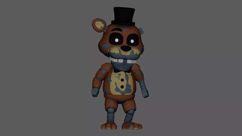 FIVE NIGHTS AT FREDDYS - FNAF - IGNITED FREDDY 3D PRINT