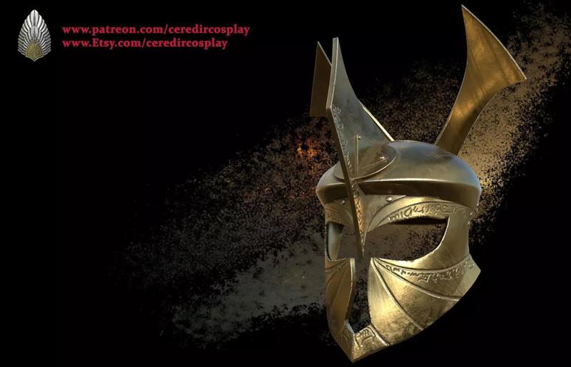 Easterling Helmet lord of the rings 3D DIGITAL DOWNLOAD FILE