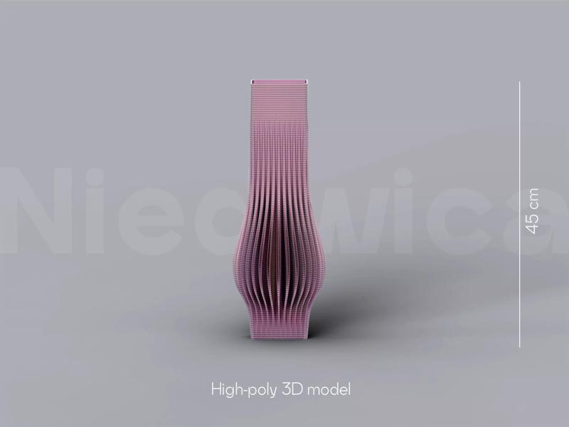 NIEDWICA VASE E-6 3D PRINTING VASE 3D MODEL STL FILE