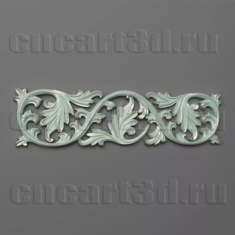 Onlay ornate scroll design