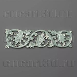 Onlay ornate scroll design