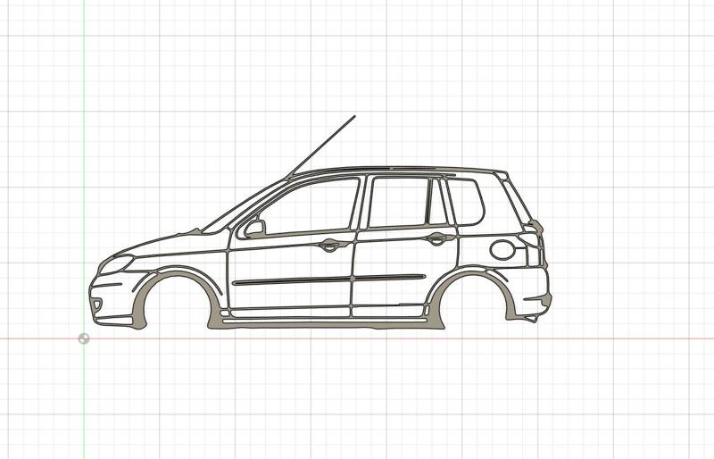 2003 Mazda 2 (Demio) Silhouette