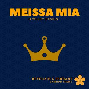 Pocket Royalty – 3D Print File for Crown & Tiara Keychain or Pendant - Crown Keychain - Tiara Pendant - Girl's Fashion - Princess Fashion Accessories