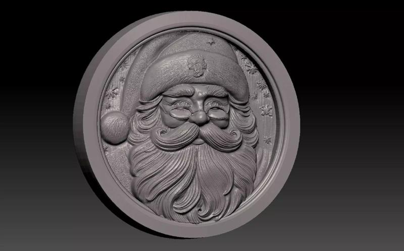 SANTA CLAUS THEMED RELIEF