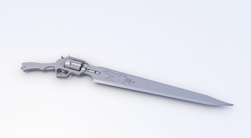 GUNBLADE - SQUALL - FINAL FANTASY VIII