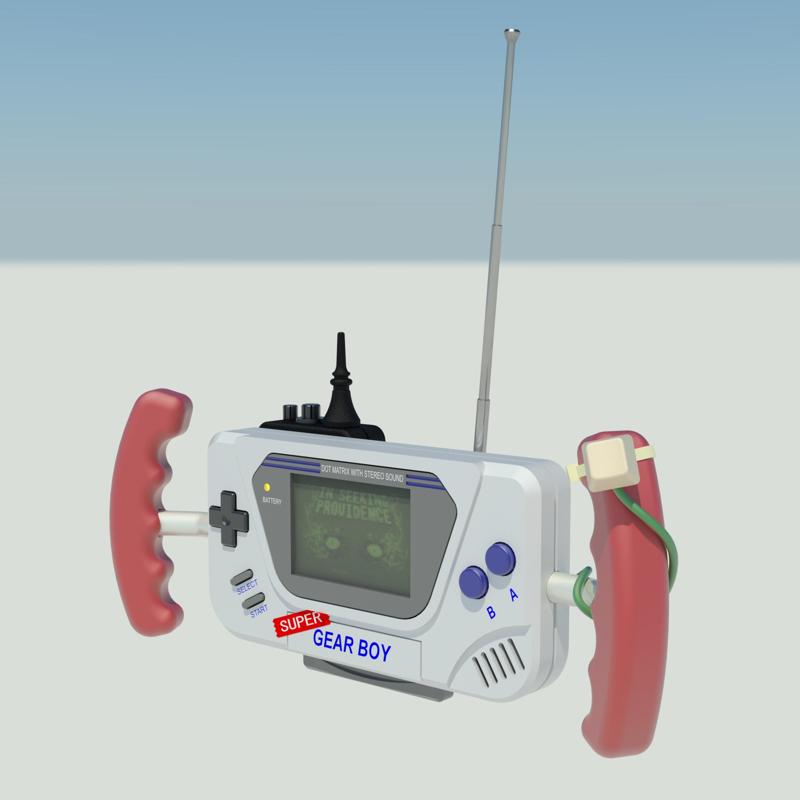 Sally face Super Gear boy game consoles and Walkie talkie