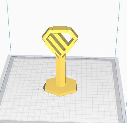 Rocket League Diamond 2 Trophy