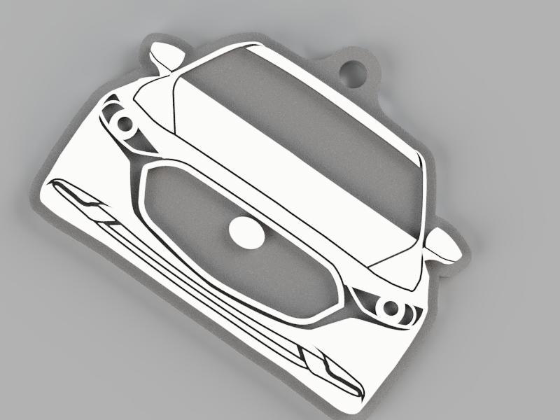 Mazda 3 facelift keychain