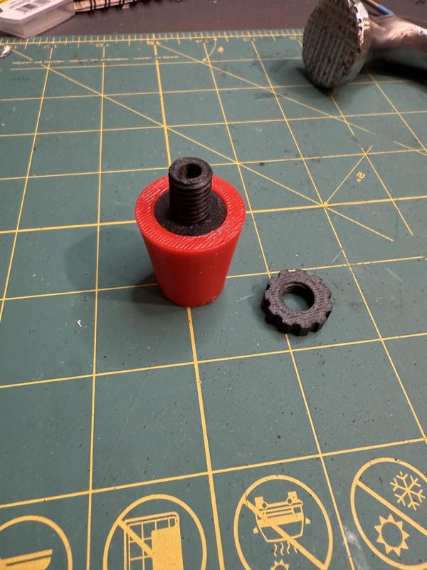 NA Miata anti-rattle hood damper