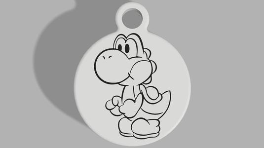 Yoshi Keyring