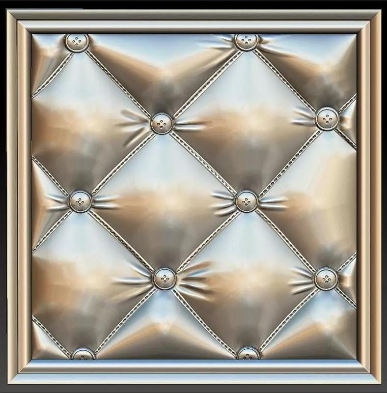 Upholstered with picture frame for CNC 3D Router