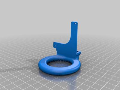 Mega X low profile fan duct (remixed to clear smaller print heads)
