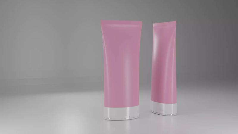 cosmetics packaging low poly 3D model