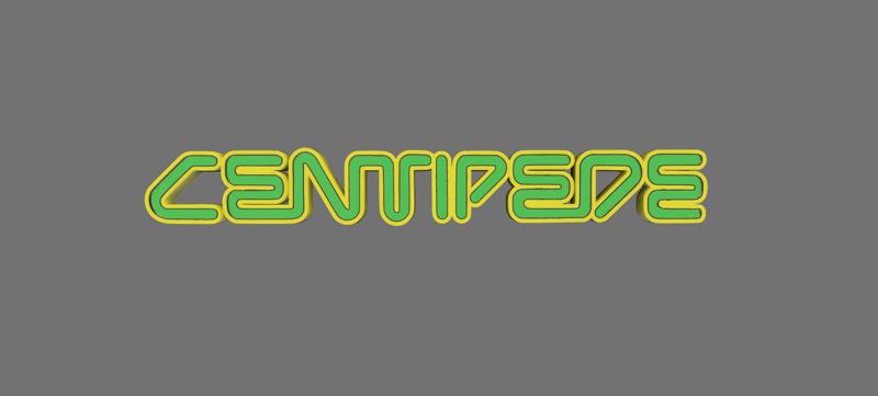 logo pinball centipede luminous