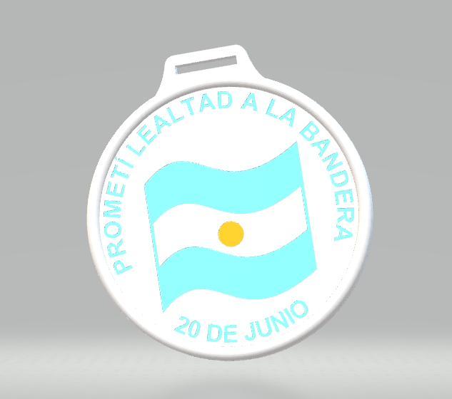 Medal Promise to the Argentine flag
