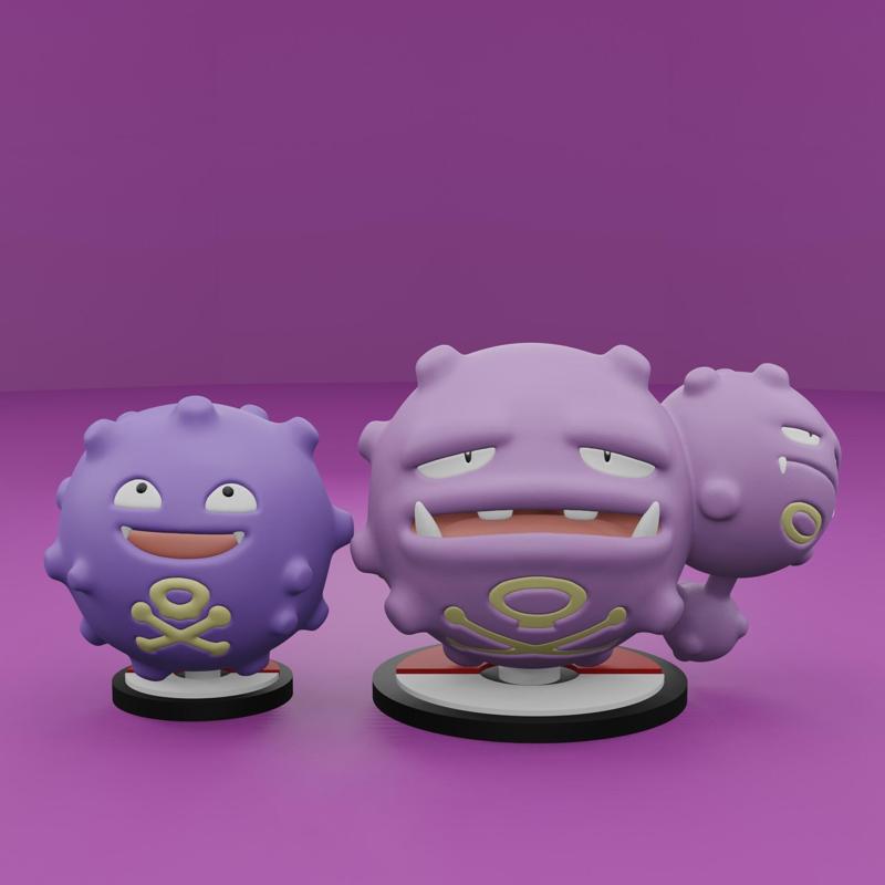 Pokemon No. 109, 110 Koffing, Weezing