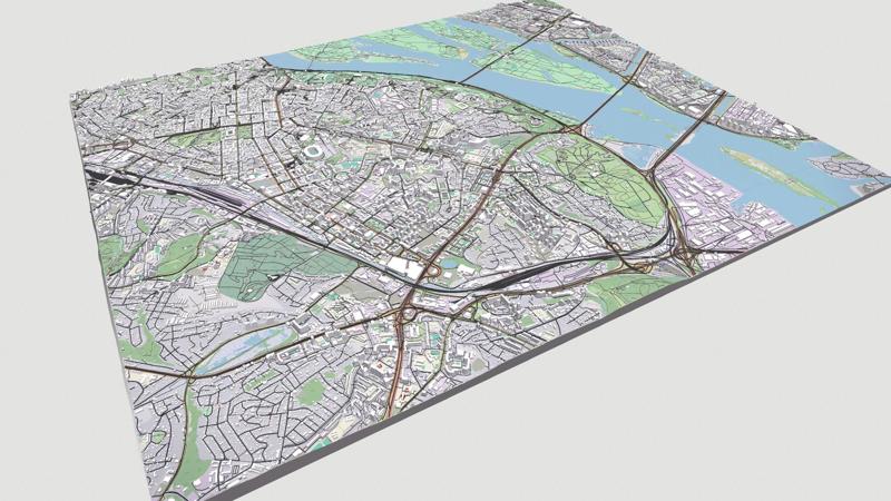 Cityscape Kyiv Ukraine fragment city