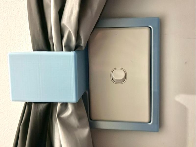 Curtain Holder for Wall Switch