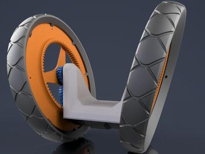 Rotoroll - 2 wheeler RC vehicle  