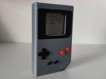 Gameboy. MI (xiaomi) thermometer holder.