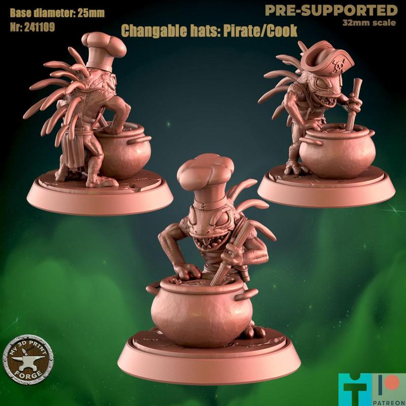 Murloc Captain Cokie cooking