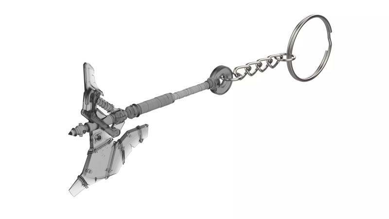 Keychain - Junker Queen Axe - Overwatch - Printable - STL