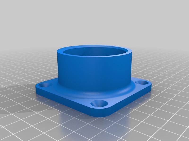 Tube railing wall mount adapter