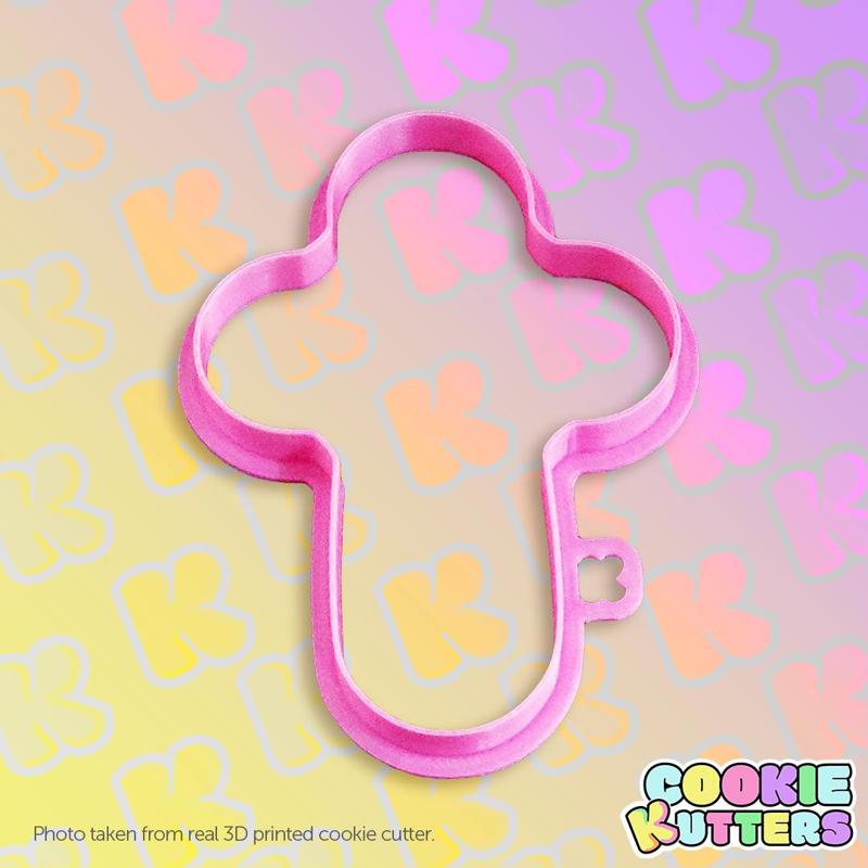 EASTER CROSS COOKIE CUTTER MOLD