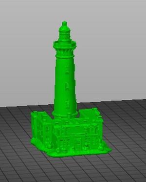 Creach lighthouse on Ushant island to paint