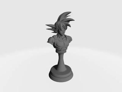 DBZ Chess Piece Light Square Knight