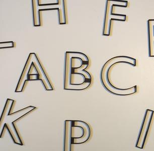 Every Letter Cookie and Modeling Clay Cutters – Easy Print, No Supports Needed