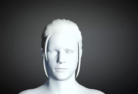 3D Hair style for Man 90 3D model