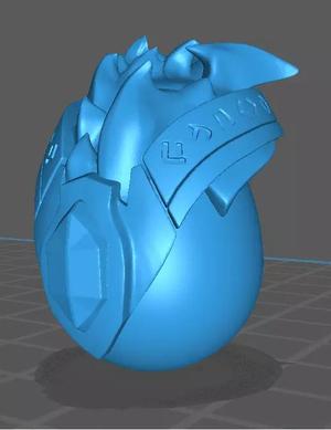 Oyar Draon egg STL from Dragon Mania Legends