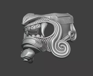 Mask Samurai Oni Custom design