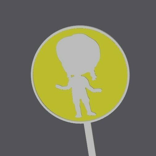 Cocomelo Duo - Cupcake Topper - Safari