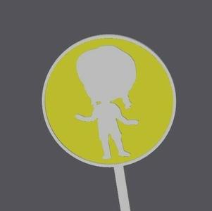 Cocomelo Duo - Cupcake Topper - Safari