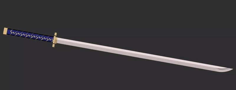 Metal Gear Solid - Gray Fox katana