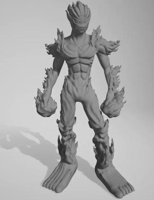 Meramon Digimon Adventure Stl