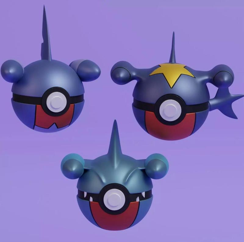 Pokemon Gible Gabite Garchomp Pokeball