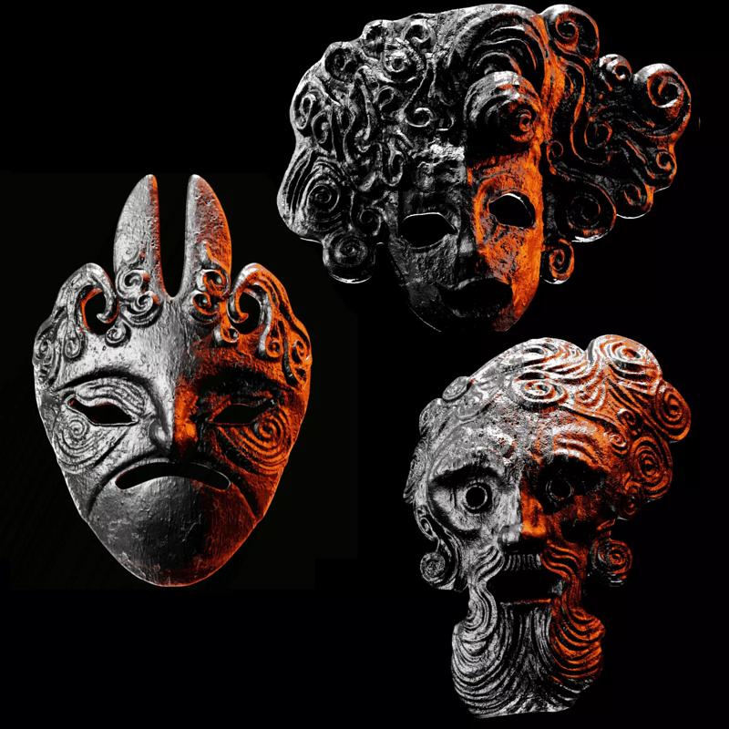 PINWHEEL MASKS BUNDLE - DARK SOULS - MOTHER FATHER CHILD