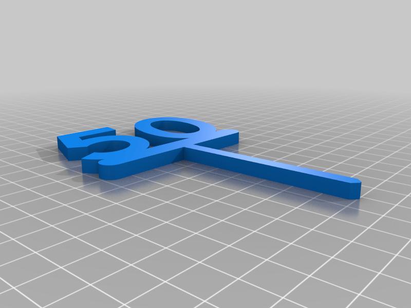 cake topper 50 years old