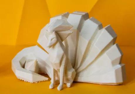 Ninetales Low Poly Pokemon