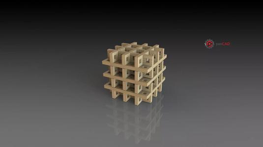 BelsCube wooden block
