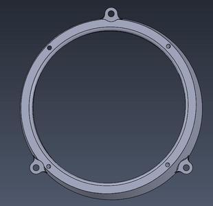 Subaru front door speaker adapters