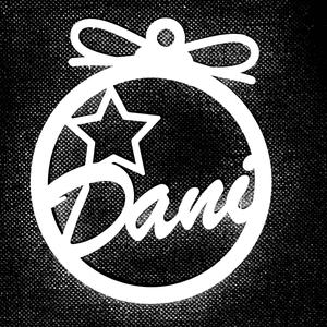CHRISTMAS TREE BALL WITH STAR DANI