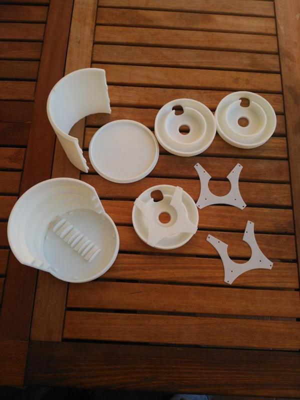 Chasis y carcasa para Magrav