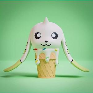 Digimon - Ice Cream Terriermon
