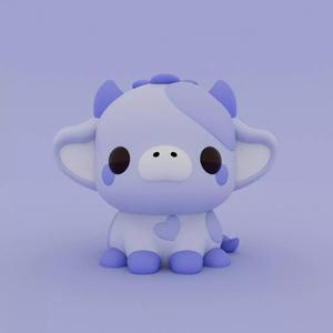 Kawaii Cow - Blueberry