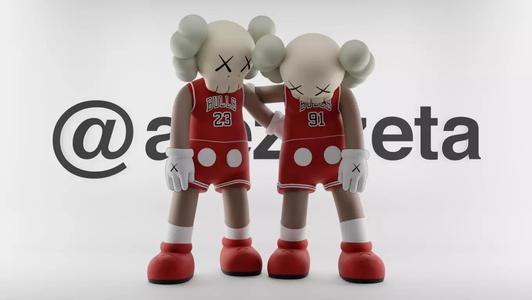 Kaws Chicago Bulls Along The Way for Print
